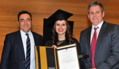 Aída Méndez, alumna de El Salvador, fue la mejor egresada del MBA IP 2017